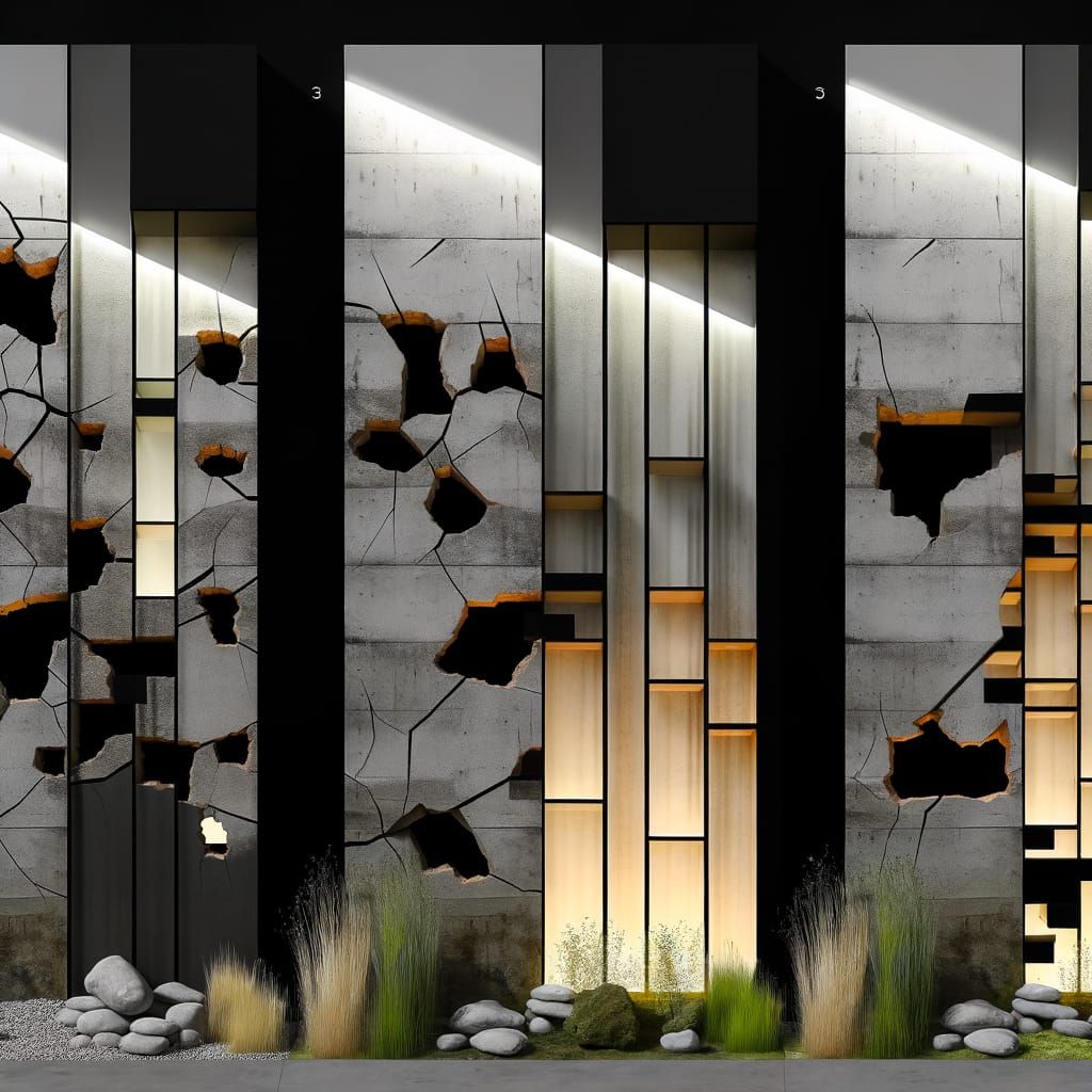 Architectural Façade: Vertical Journey of Transformation