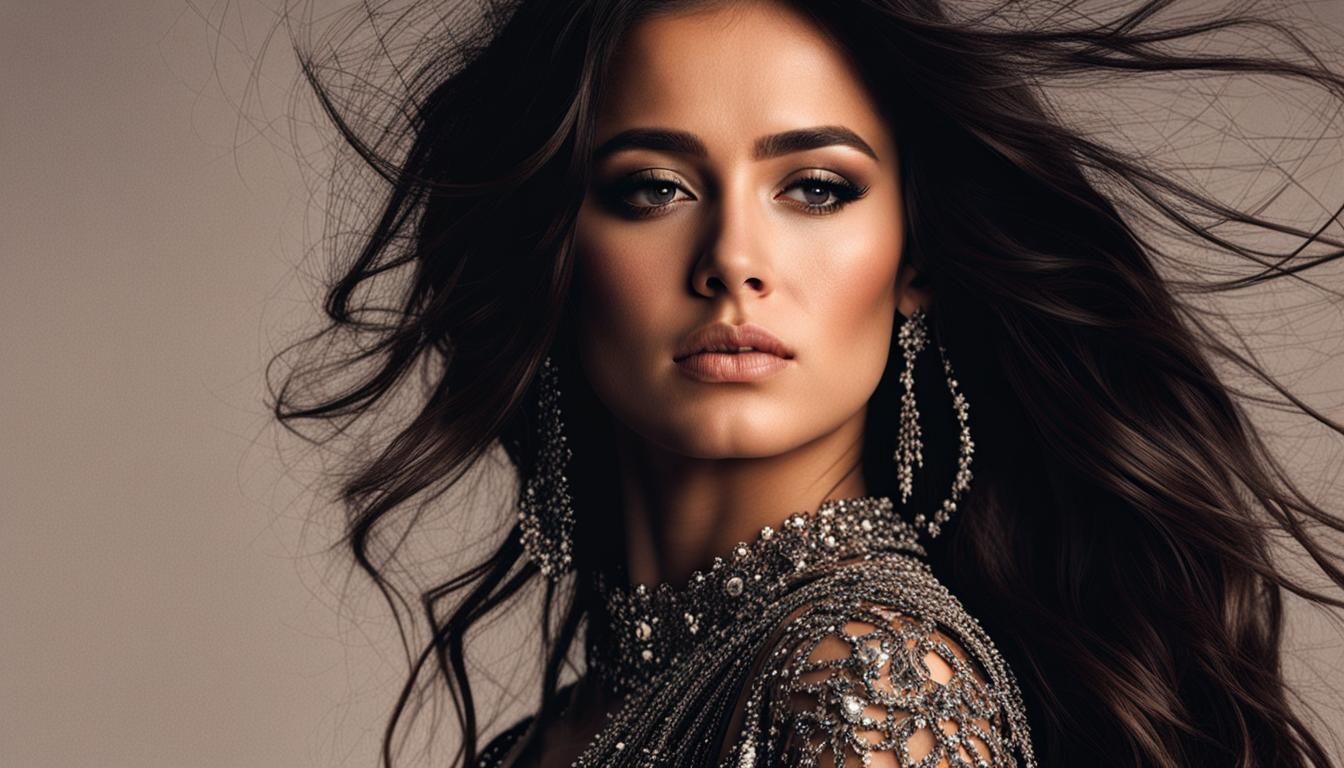 Rosalia: Dynamic Portrait in Bold Cinematic Style