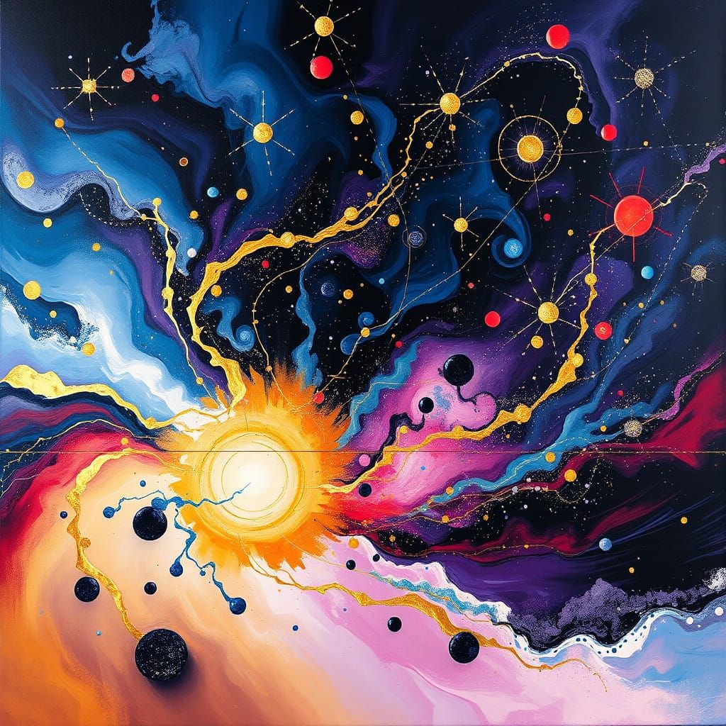 Vibrant Cosmic Universe Unfolds in Swirling Patterns