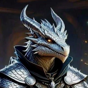 Majestic Silver Dragon Mage