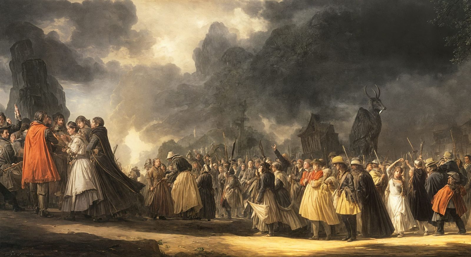 Witches' Sabbath: A Dark and Disturbing Scene