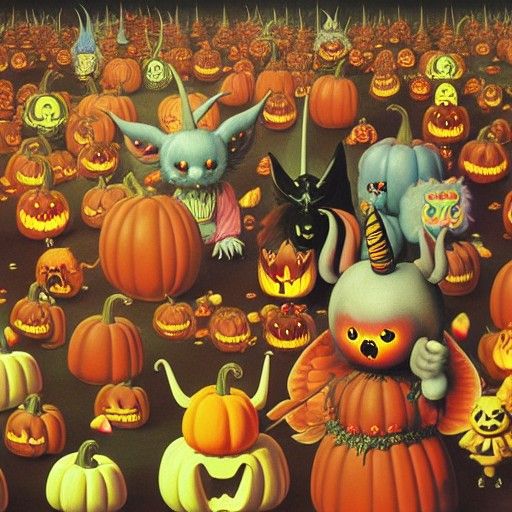 Lucifer's Candyland Nightmare: A Halloween Horror Vision