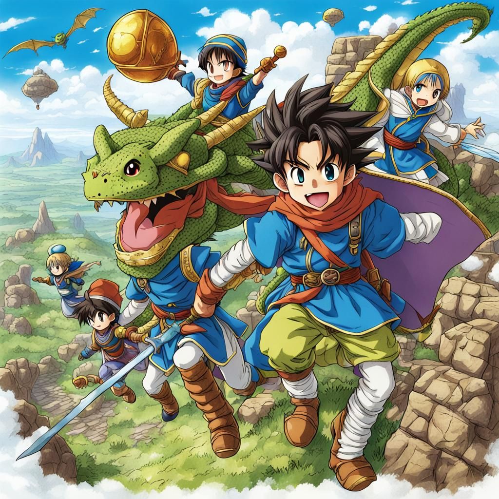 Anime Key Visual Dragon Quest Illustration