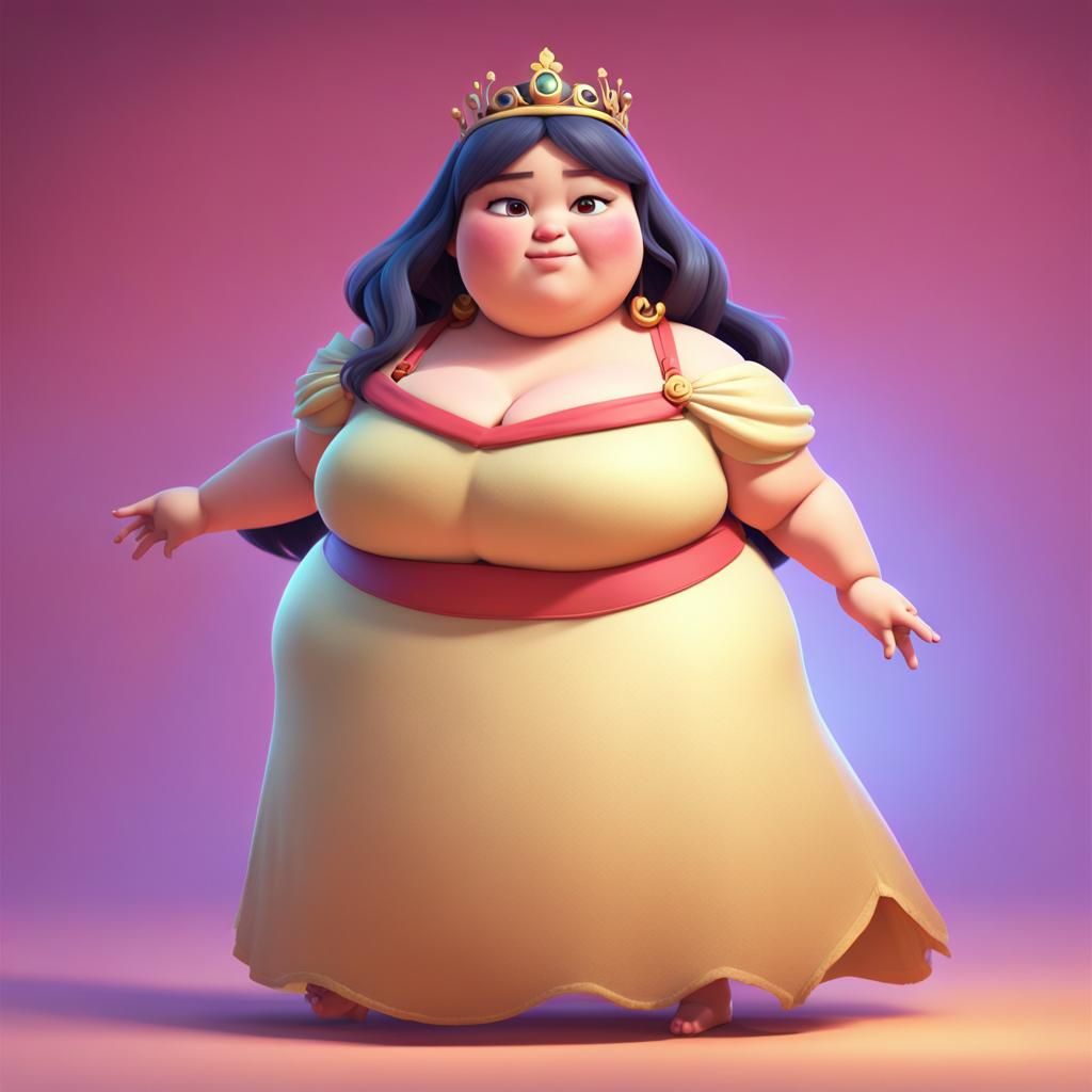 Anime Princess: Pixar-Style 3D Digital Art