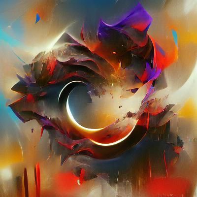 Abstract Eclipse Art Trending on ArtStation