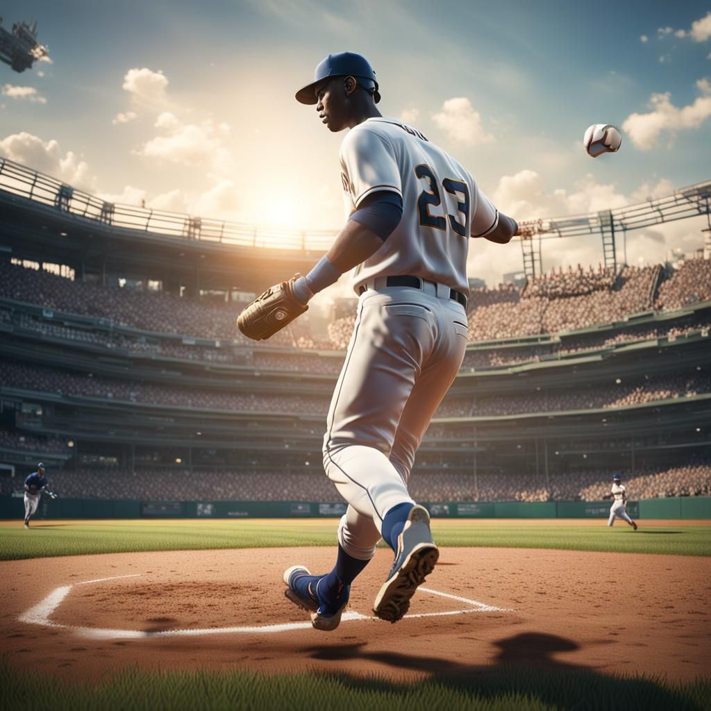 Game-Winning Catch: A Detailed Matte Painting