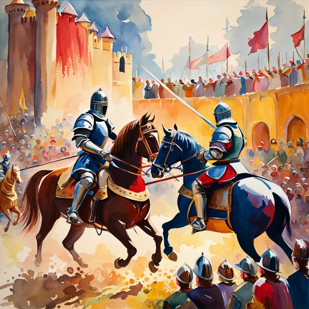 "knights joust at the festival" an official FTE appreciation award.🏆