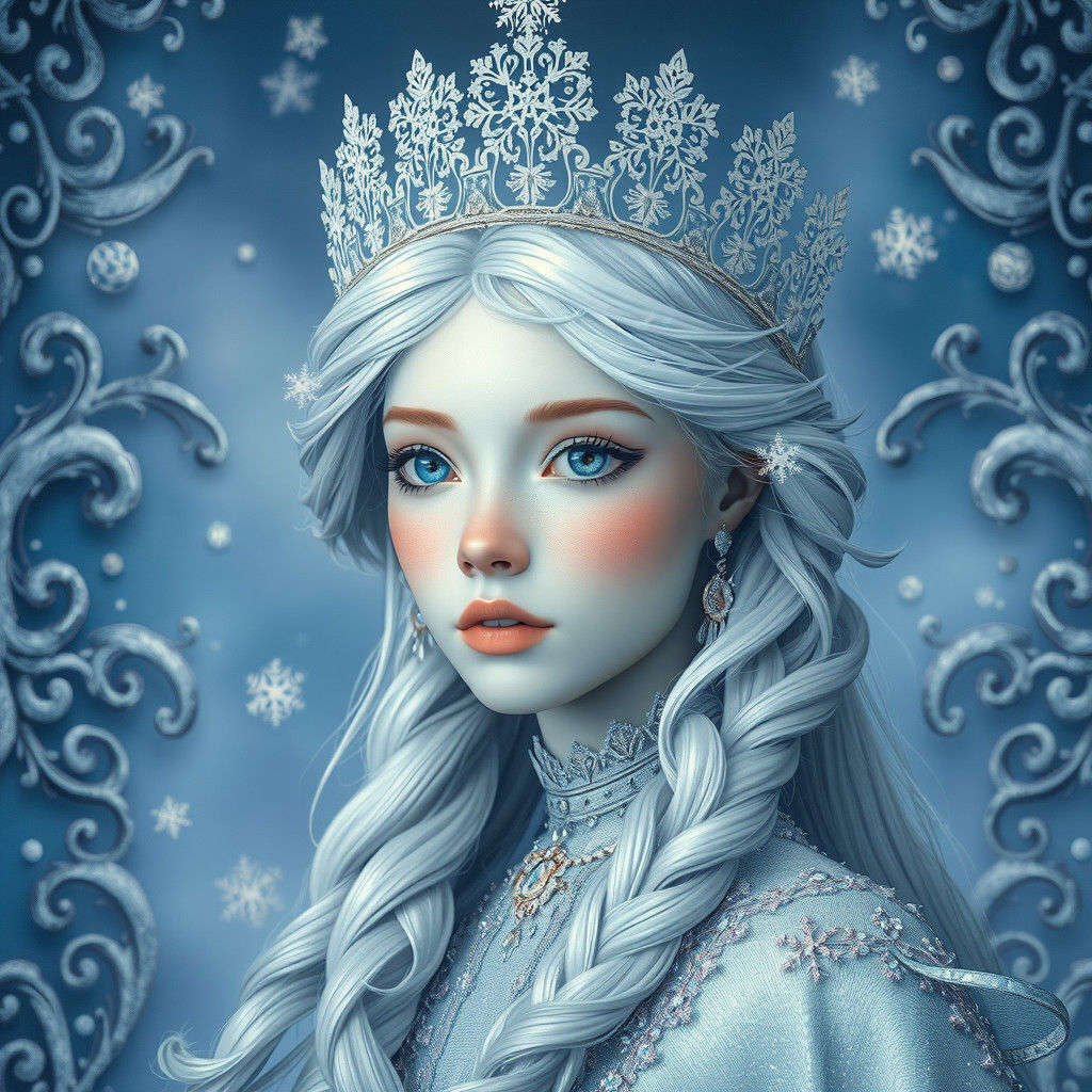 Winter Princess in Frosty Regalia