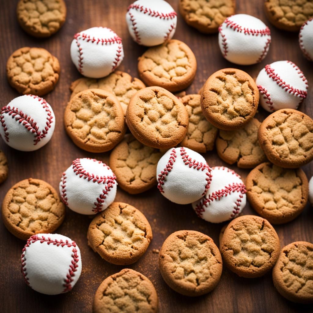 Baseball Shaped Dog Biscuits: Professional Photography