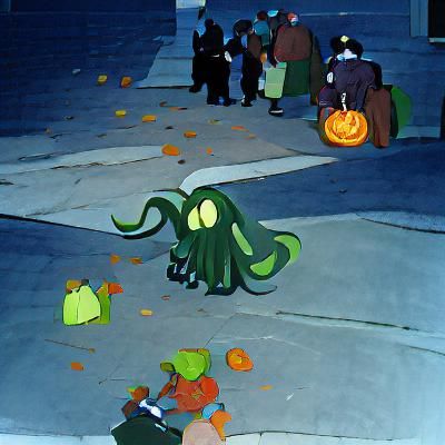 Cthulhu Celebrates Halloween: A Cel-Shaded Adventure