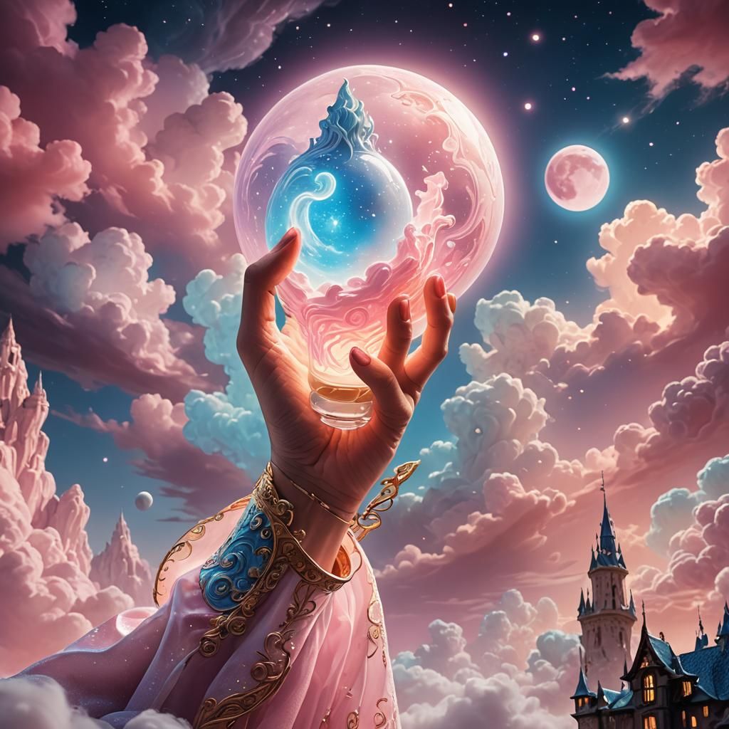 Magical Moonglowcream in a Fantasy Dreamworld