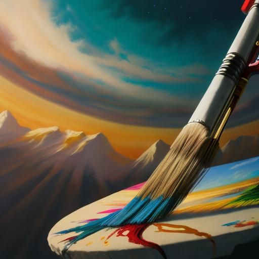 god painting with miracles