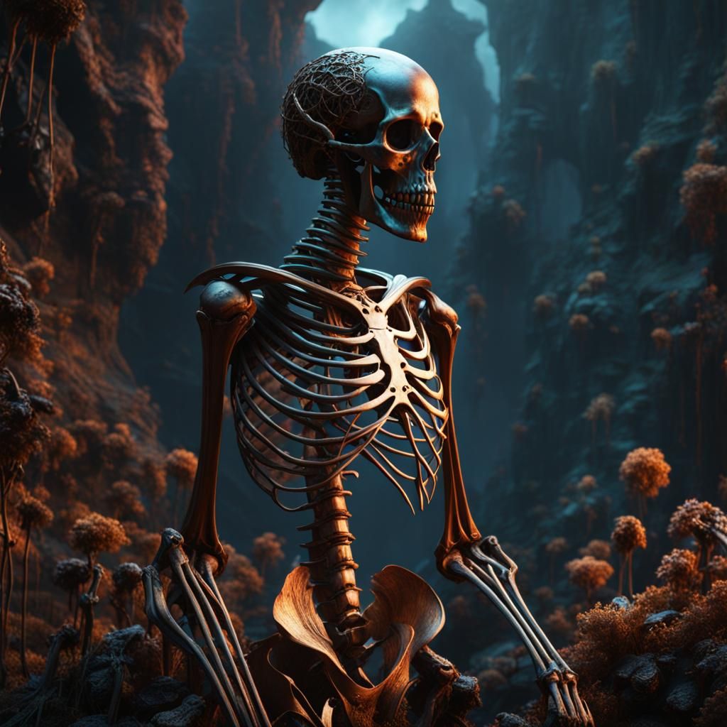 Detailed Decomposition: A Fantastical Matte Painting