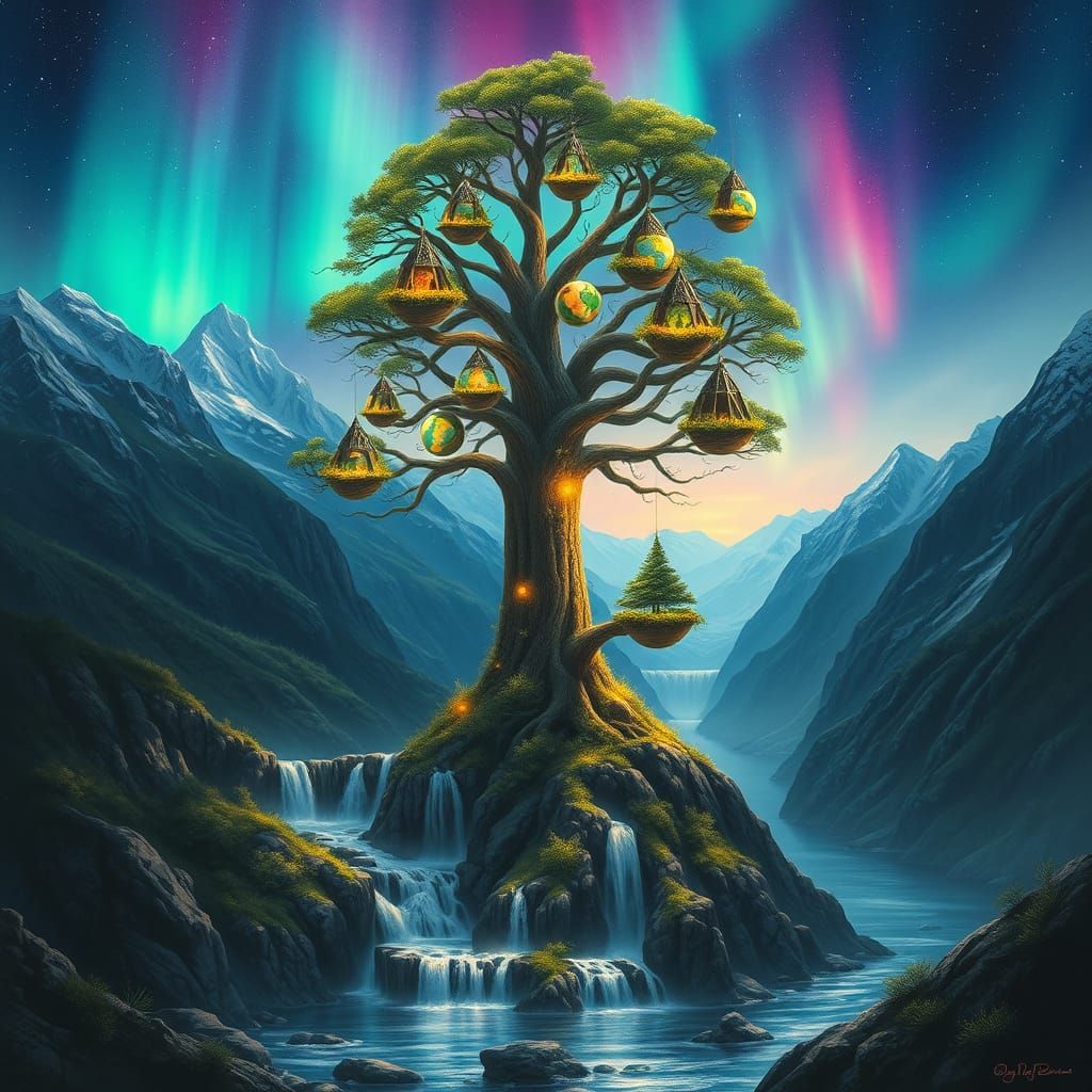 YGGDRASIL (sacred tree in Norse mythology)