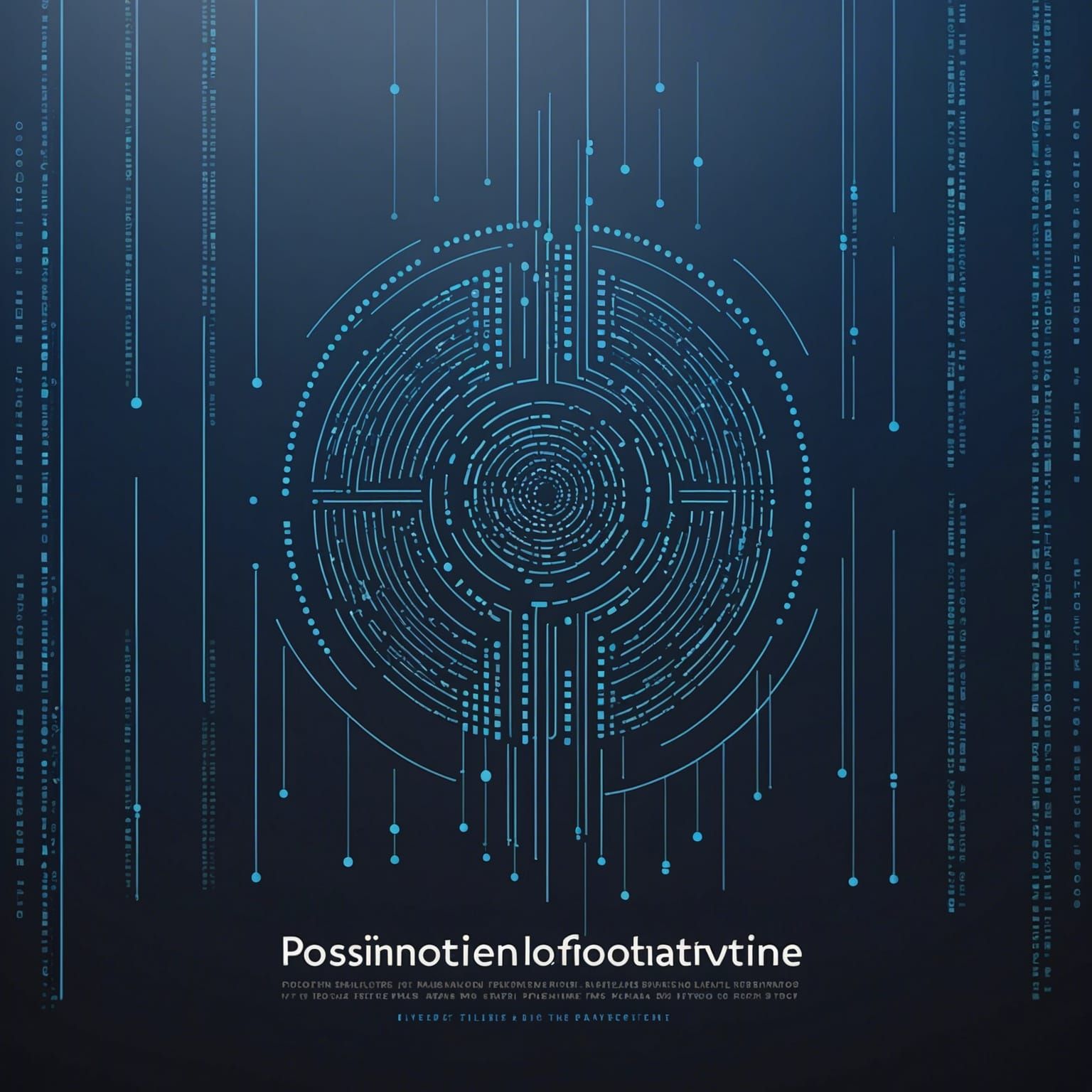 Sleek Modern Tech Background with Neural Network Graphic