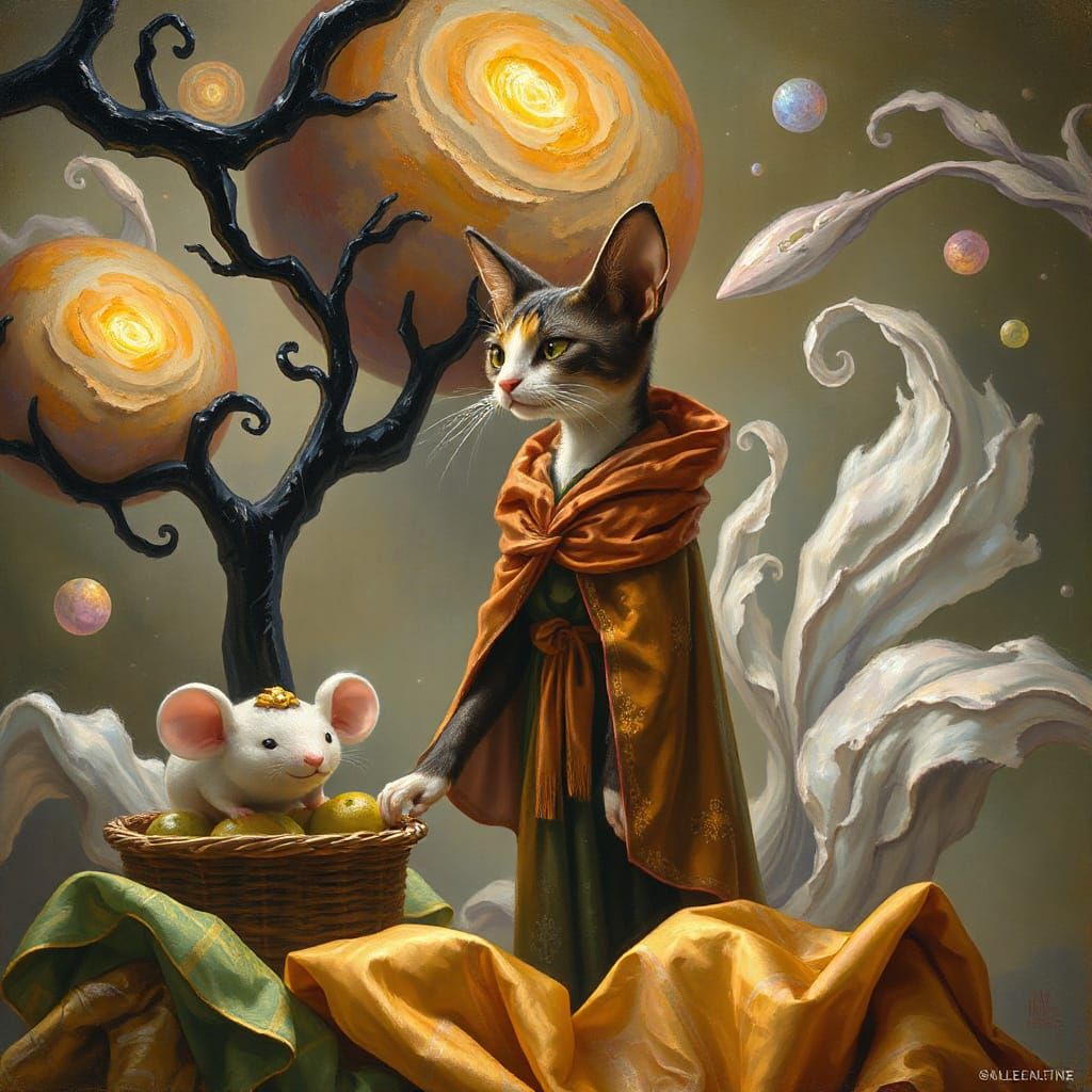 Quasi-Cat Purchases Mice at Alien Market: Modigliani & Turne...