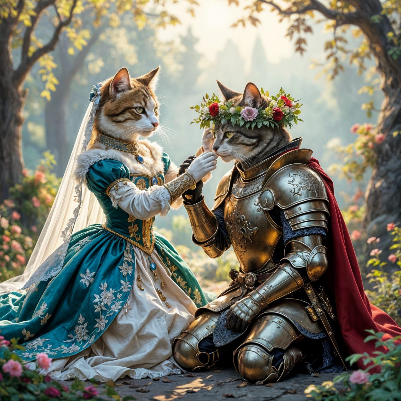 Cat Knight Tournament Winner Crowned in Fantasy Style