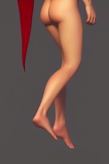 Hyper-Realistic Redhead Portrait in Digital Illustration