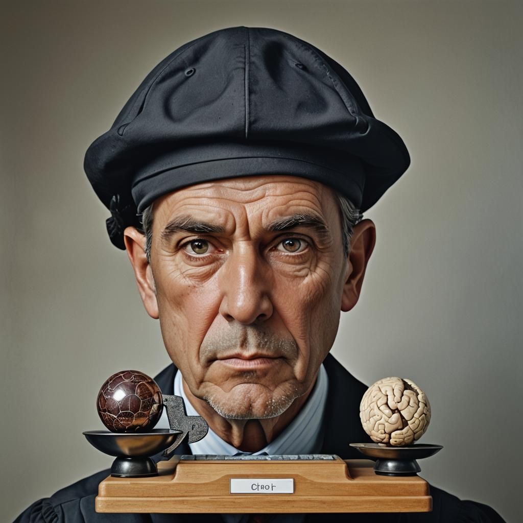 Man with Scales: Rationalism vs Materialism, Professional Po...