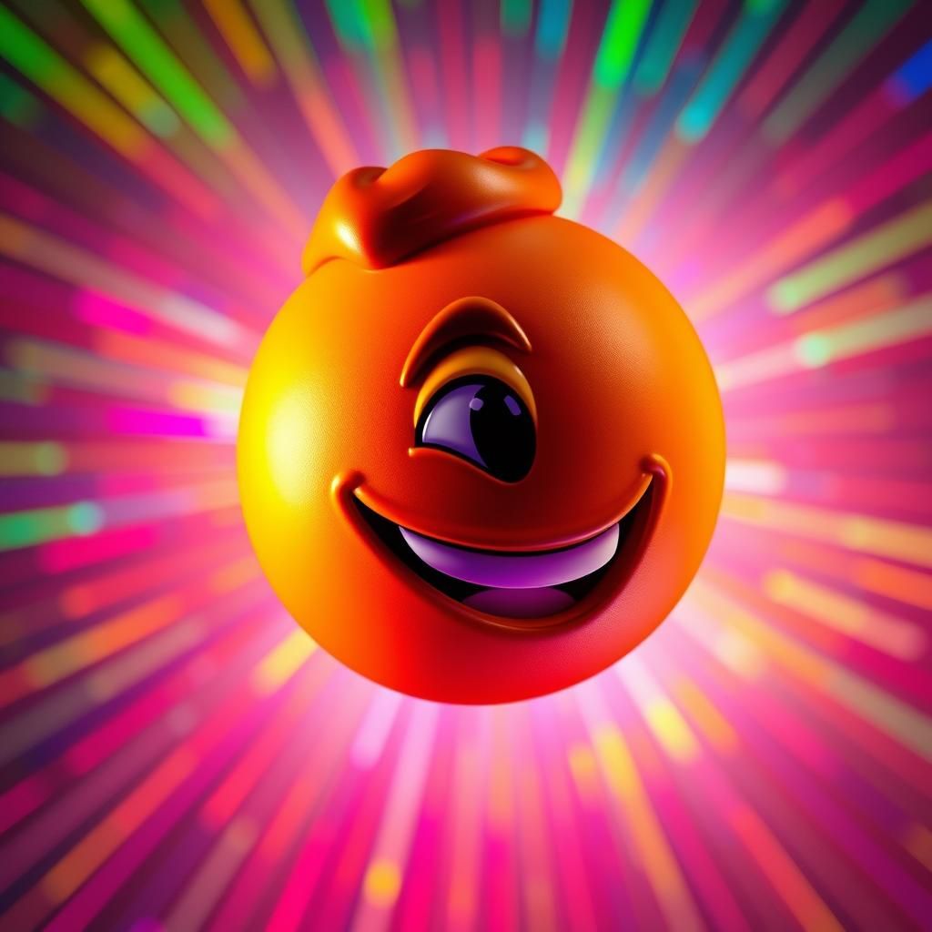 Dramatic Emoji Portrait in Hyper-Realistic Style