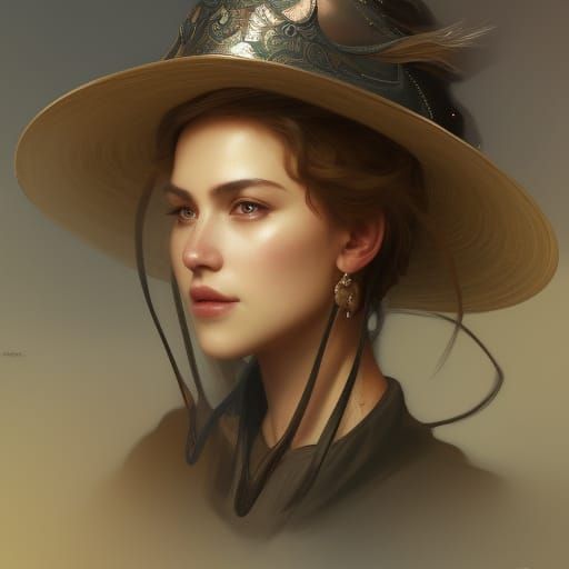 Woman on Horseback: Detailed 8K Portrait