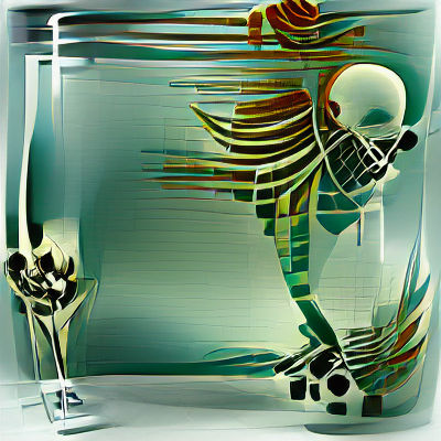 AI Generated Image of a Skeleton