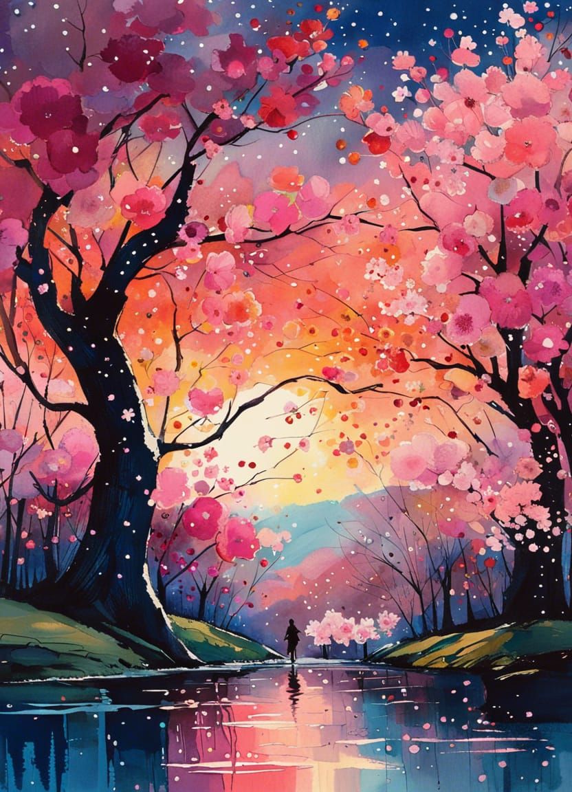 A Walk in the Blossom Garden