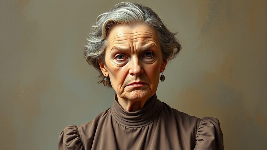 Woman from 19th-Century Impressionism Era
