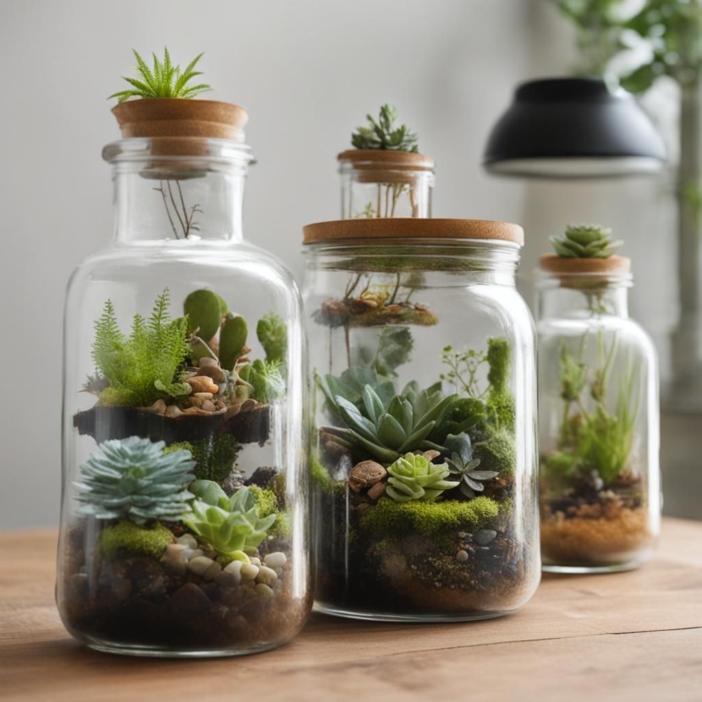 Terrarium in a Jar: Miniature Ecosystem