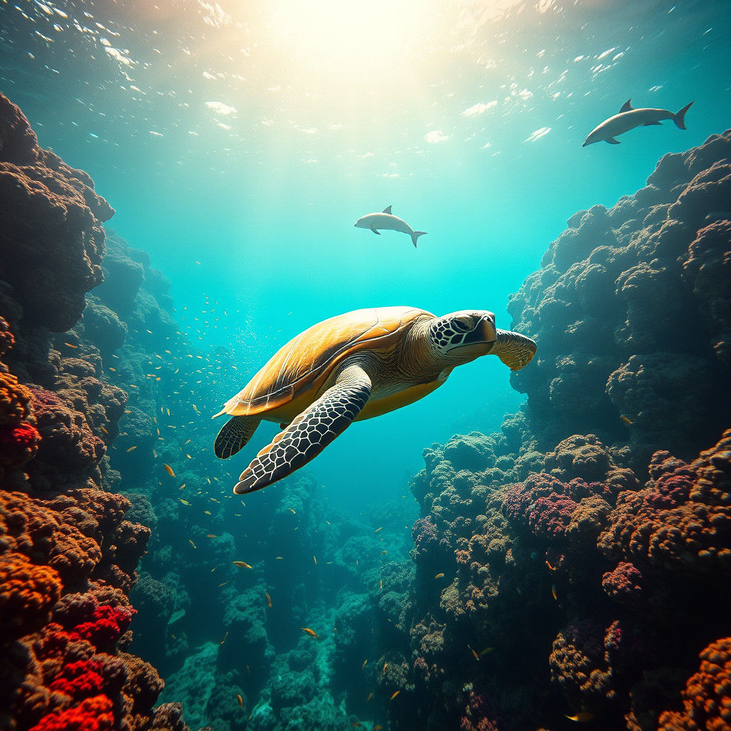 Great Barrier Reef: Sea Turtle's Underwater Paradise