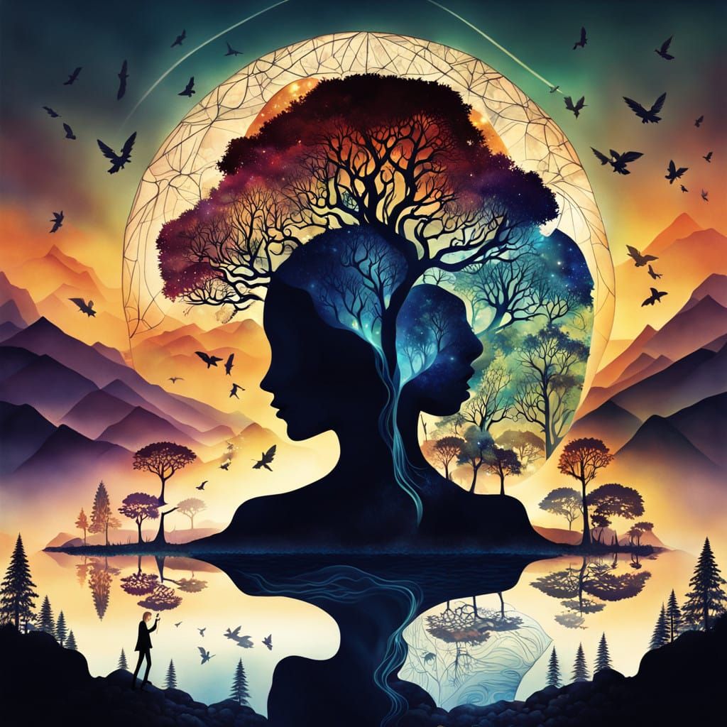 Glowing Bio Art of Women Saving the Planet in a Surreal Suns...