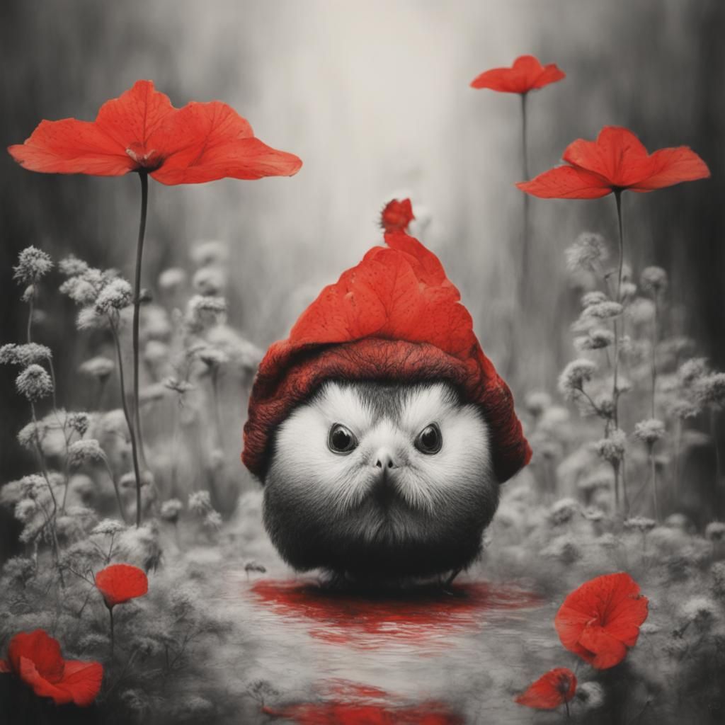 Hyperdetailed Charcoal Drawing in Black and White