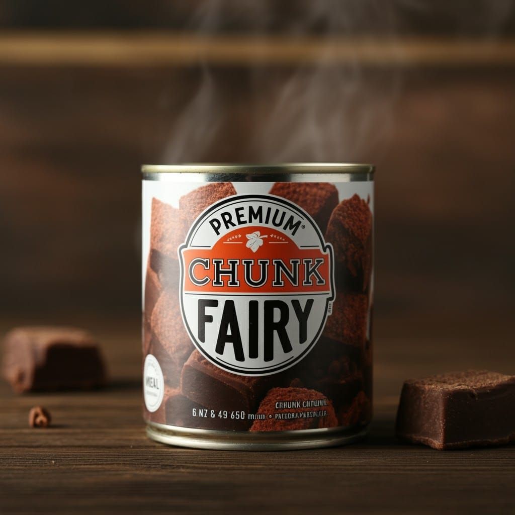 Premium Chunk Fairy Can Label