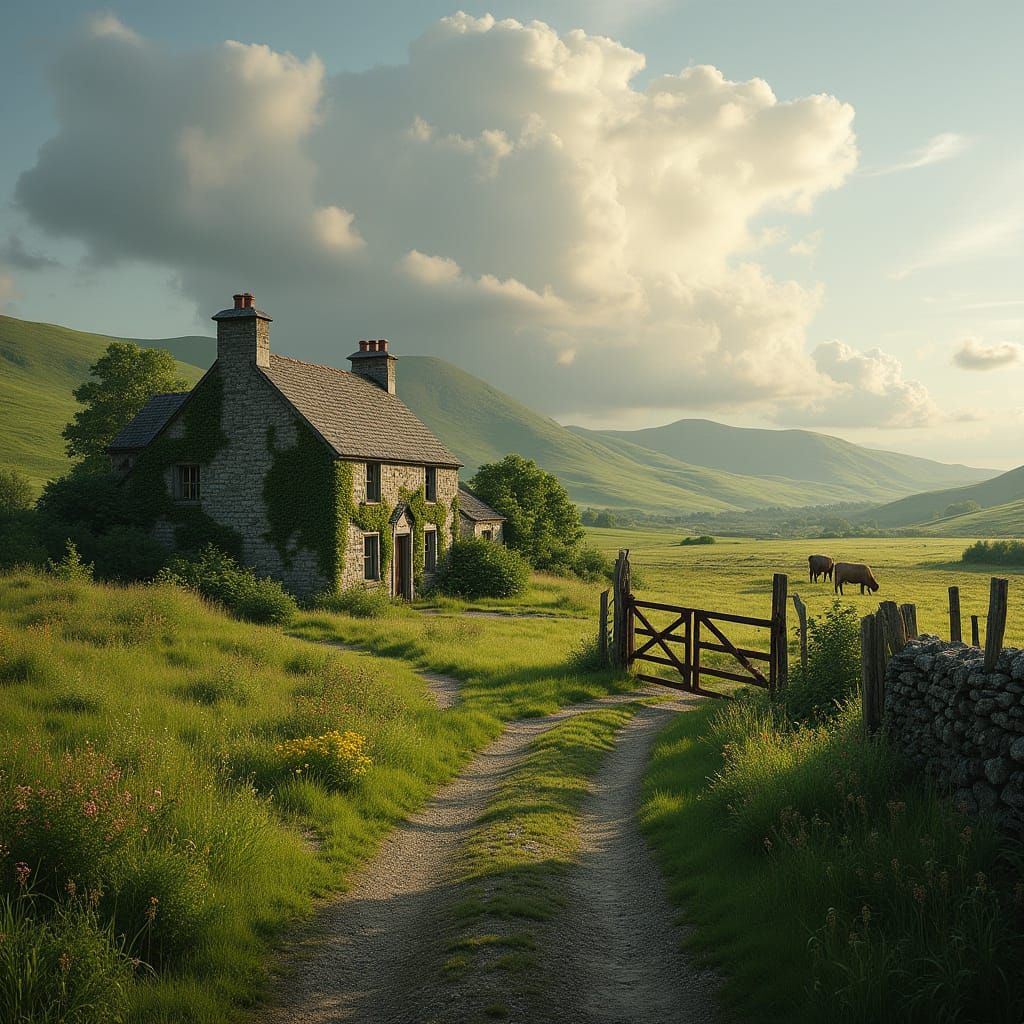 Emerald Irish Countryside in Photorealistic 8K HD