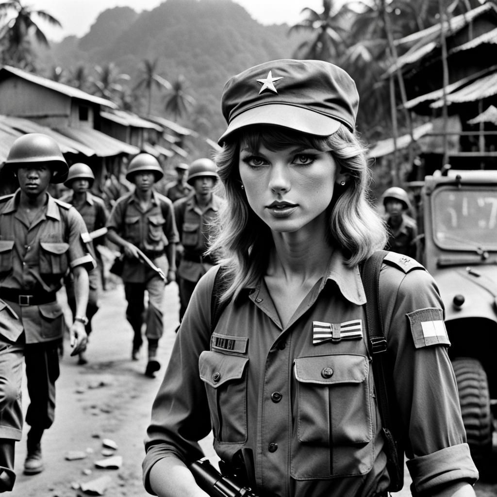 Taylor Swift on Patrol in Vietnam, 1969
