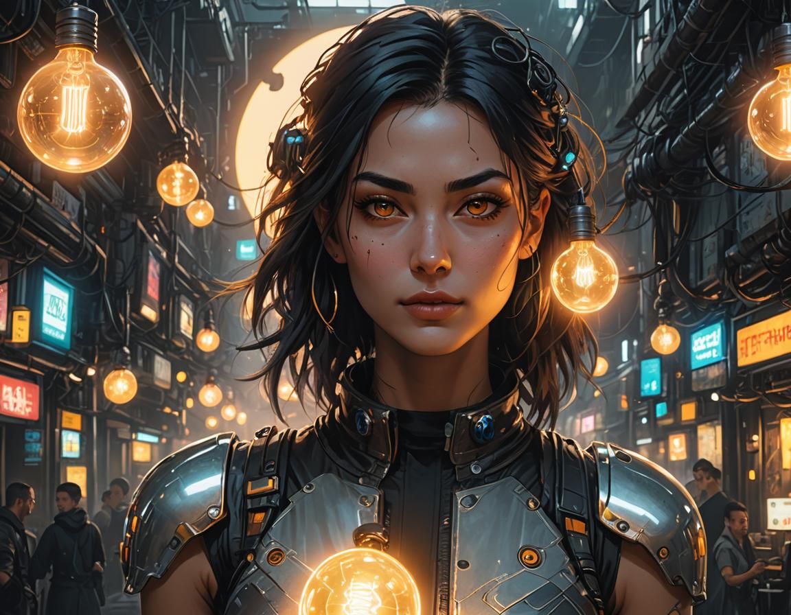 A extremy beuatofull womman with small but fine facial features. She looks nice and generous and her face is beaming lik...