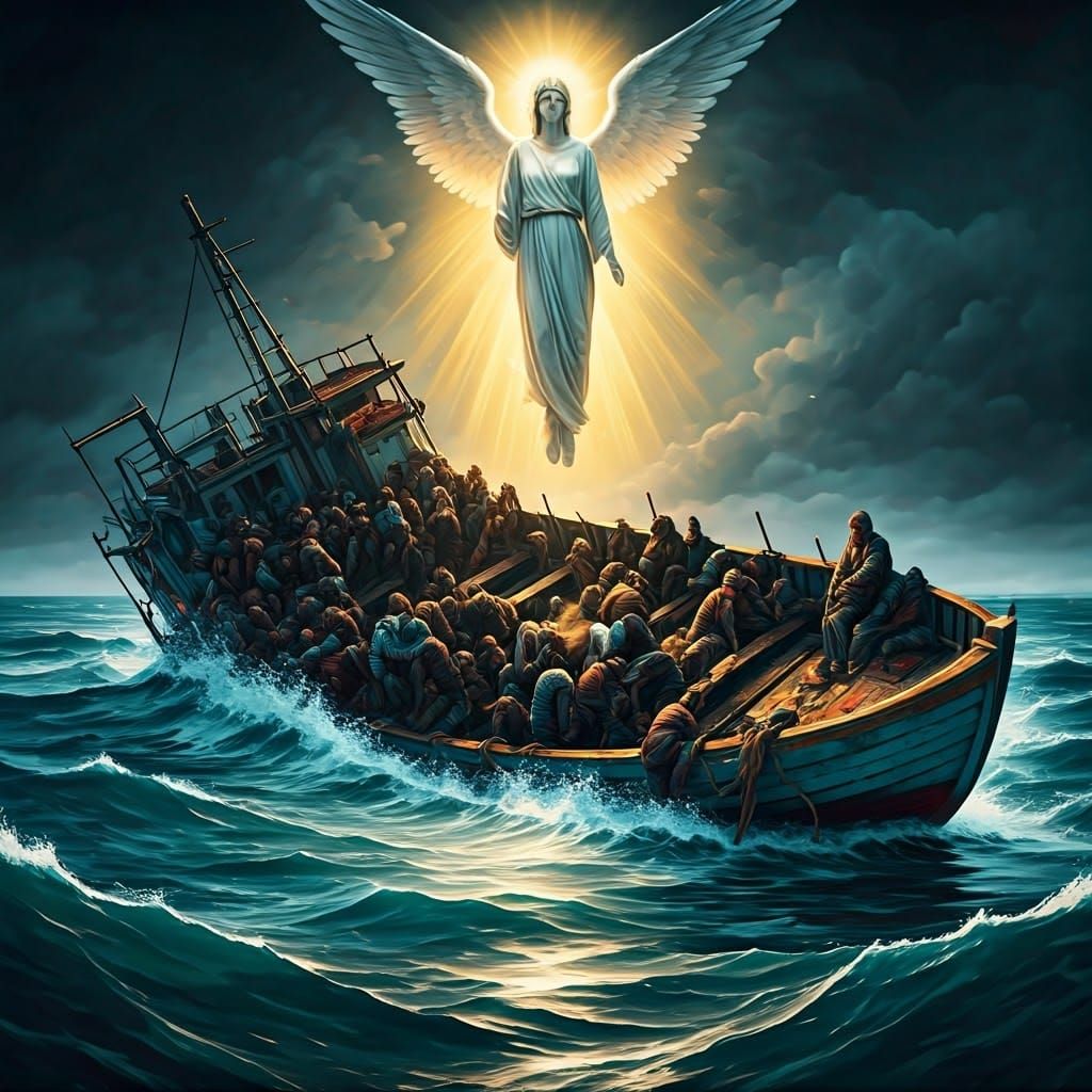 Desperate Souls Rescued by Angelic Guardian in Turbulent Sto...