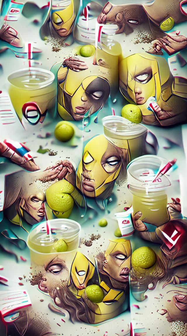 Lemonade Overload: A Marvel Comic Superhero