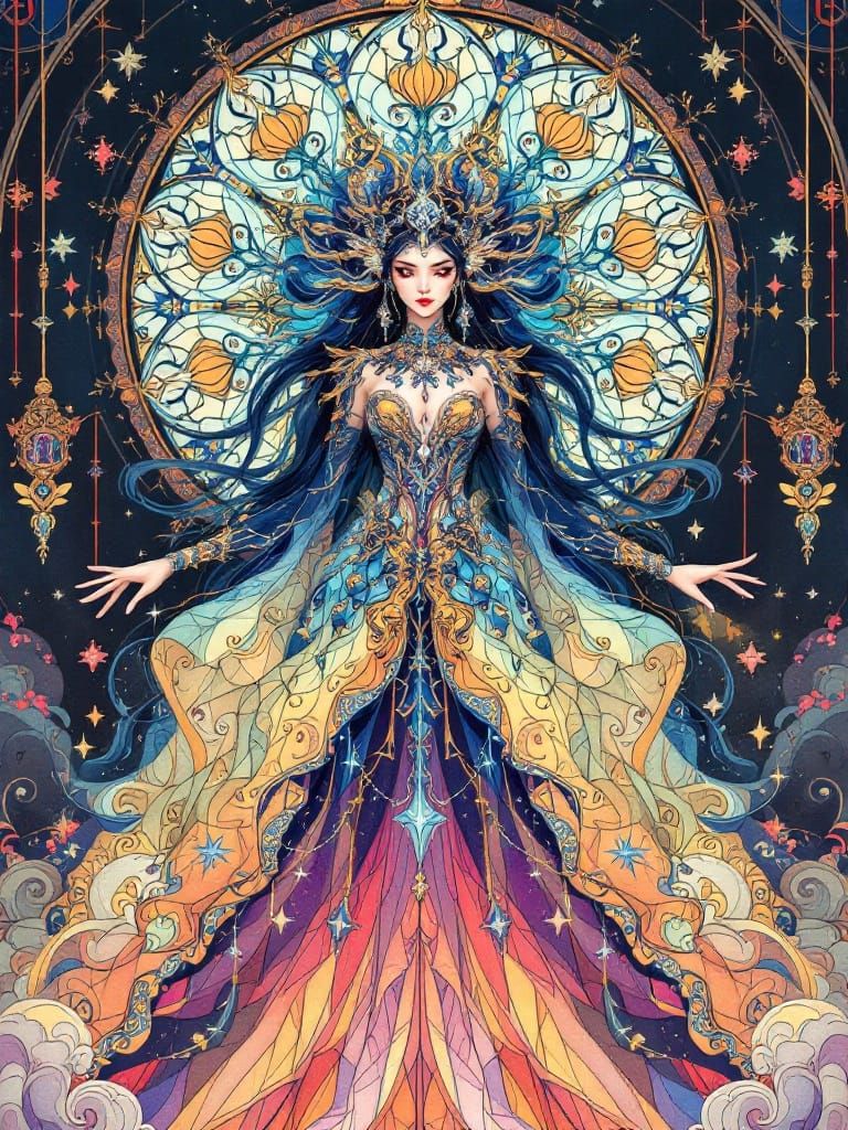 Ethereal Queen of Celestial Beauty