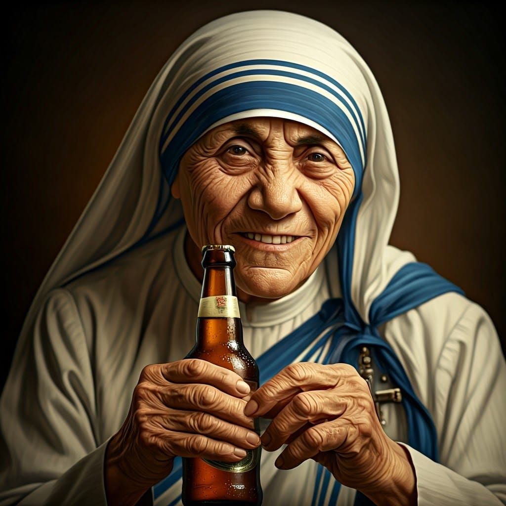 Mother Teresa in Unconventional Joy