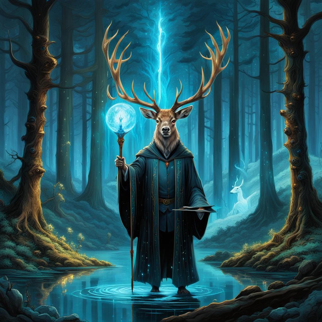 Harry Potter and the Bioluminescent Deer