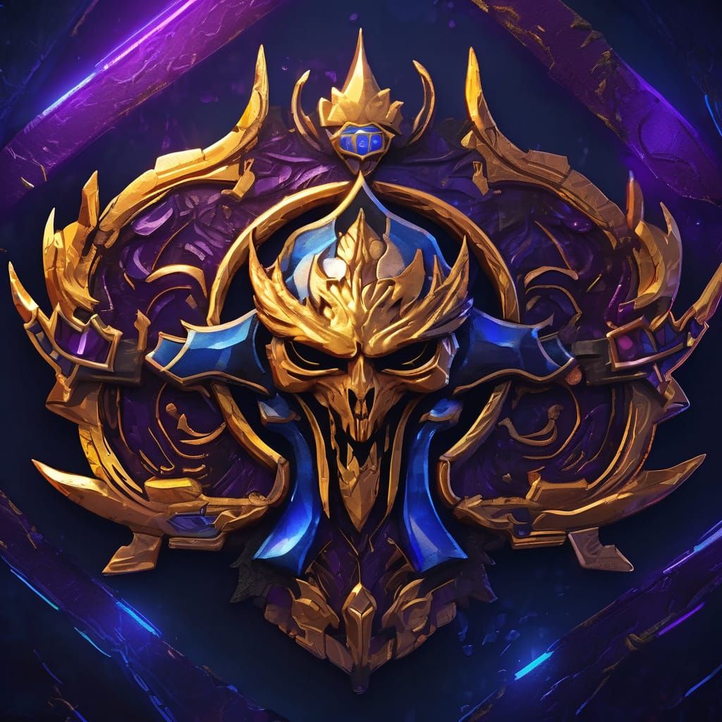 Vibrant Team Sparda Logo in Oil Painting Style