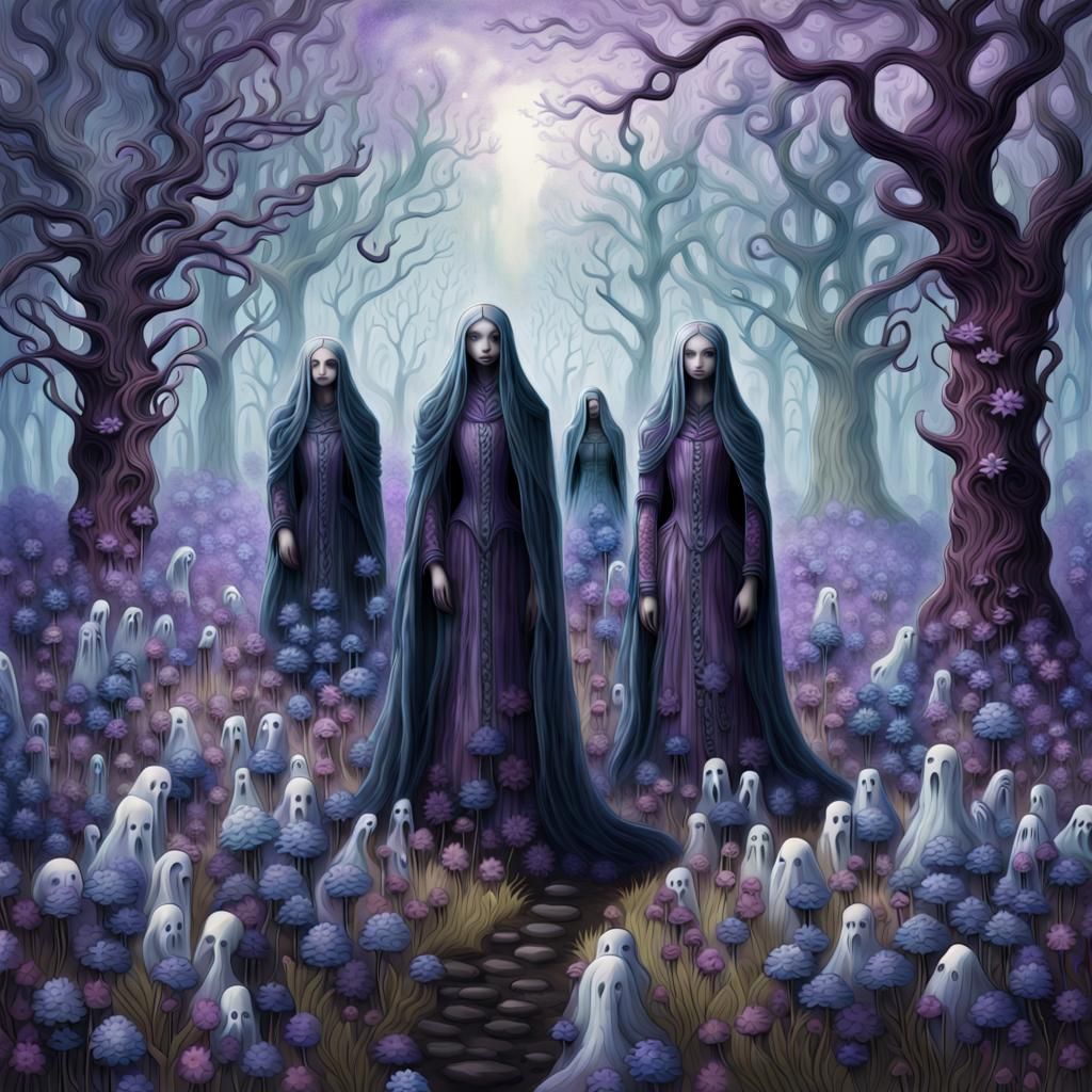 Ghostly Figures in a Spectral Flower Field: Gothic Digital A...
