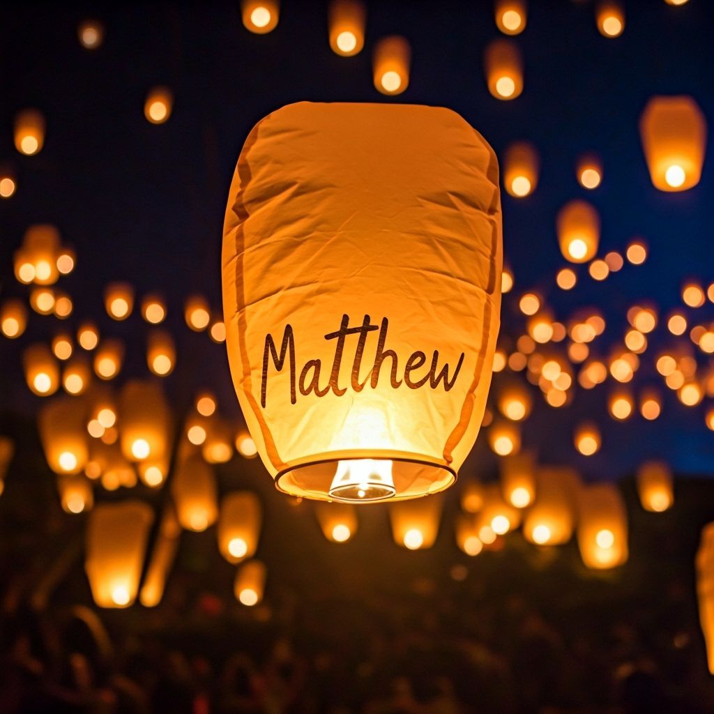 Dreamy Lantern Festival Under a Vibrant Sky