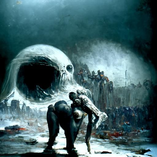 Horrific End of Humanity in Doré Style