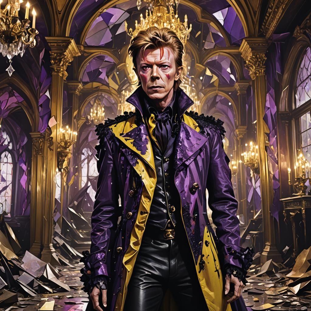 Mystical Prince in Gothic Mansion: Fantasy Art