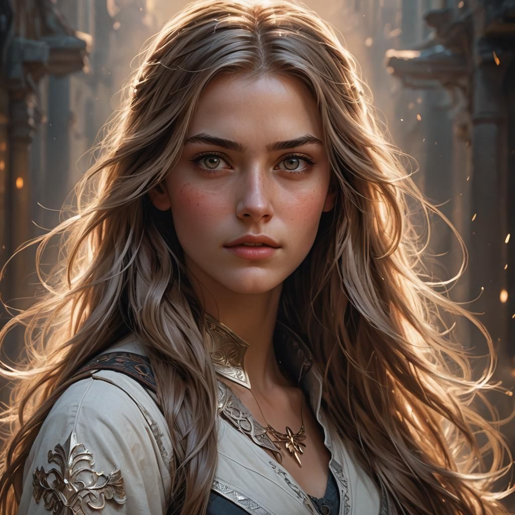 Stunning Portrait of a Radiant German Girl