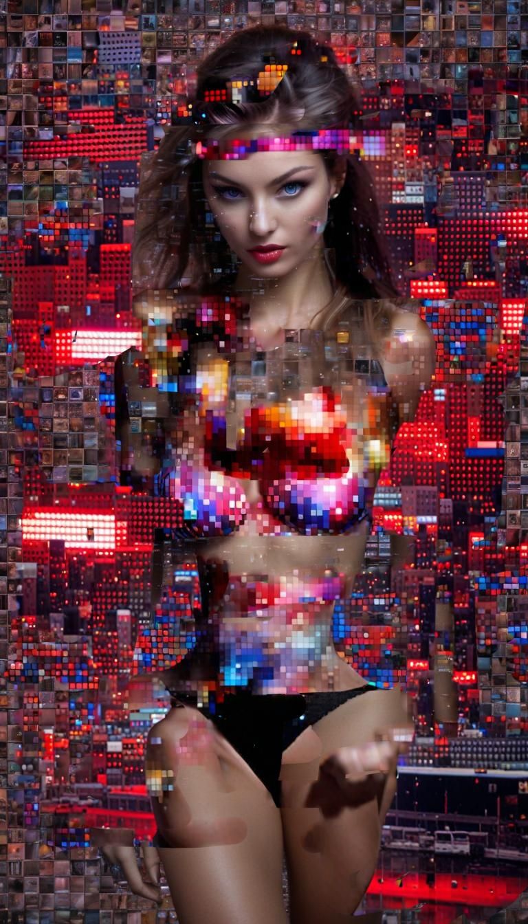 Glitched News Reveals Striptease: Comic Art