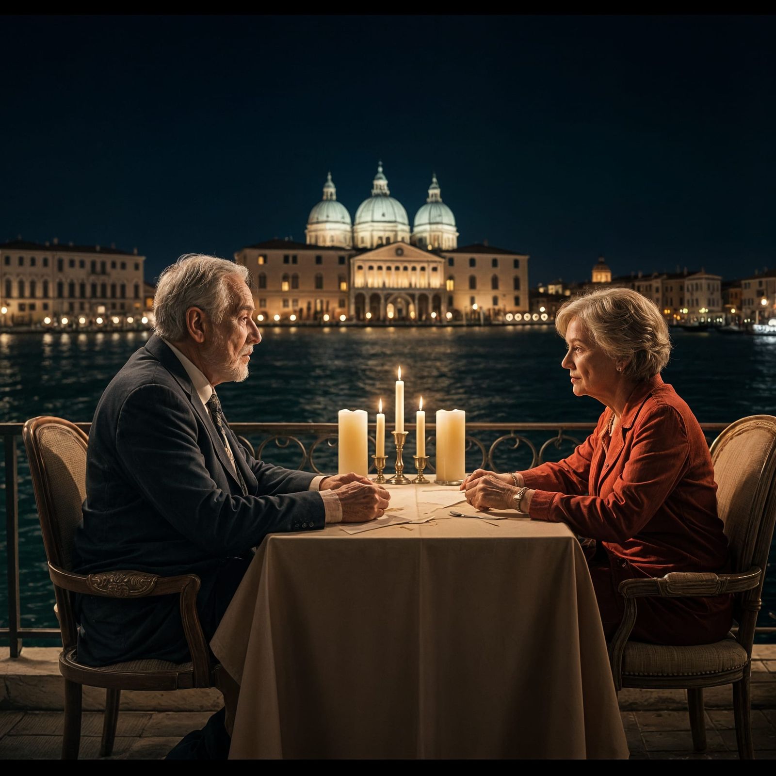 Romantic Venice Date Night Film Still