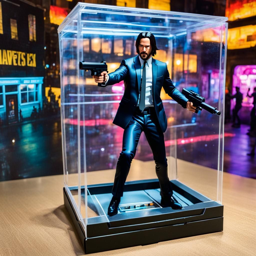 John Wick Action Figure in Box